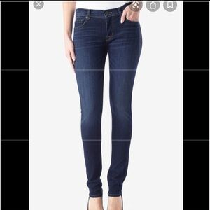 Hudson mid rise skinny jeans